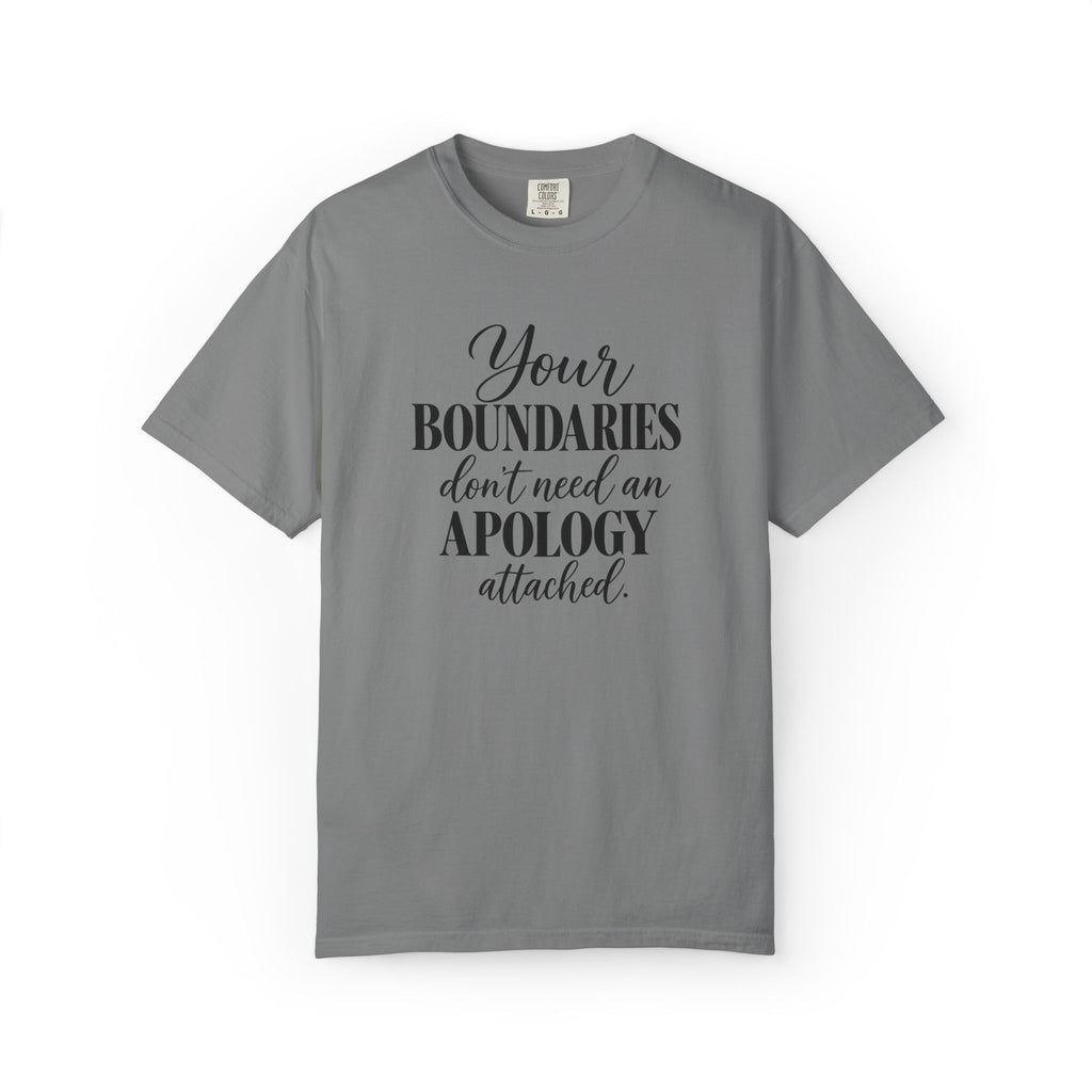 Your Boundaries Don't Need An Apology Graphic Tee
