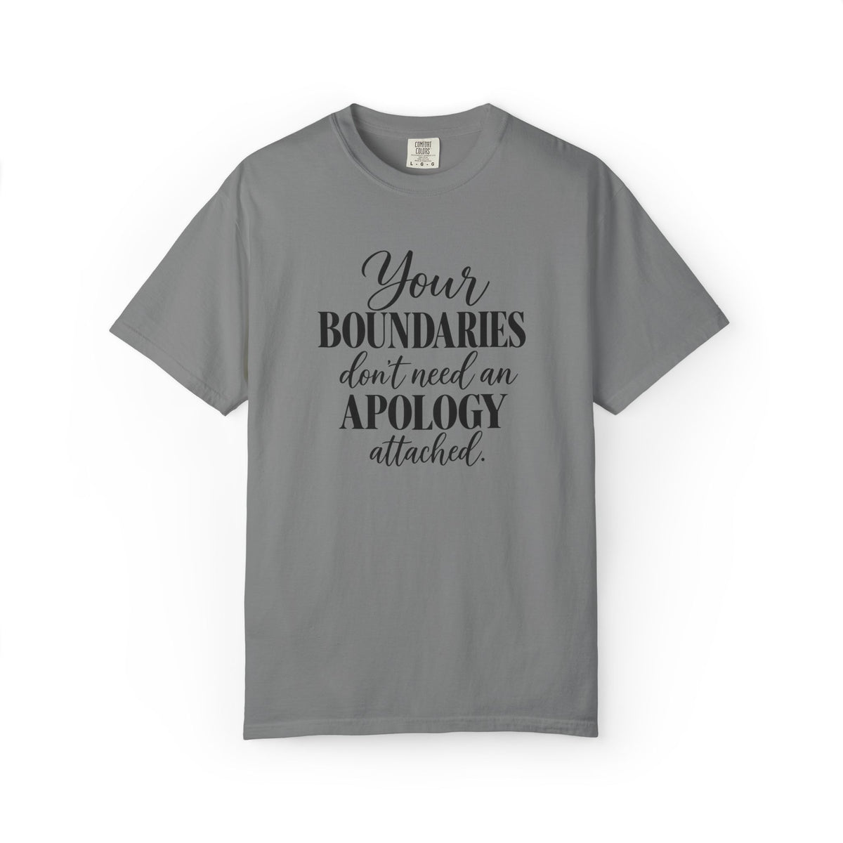 Your Boundaries Don't Need An Apology Graphic Tee