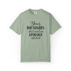 Your Boundaries Don't Need An Apology Graphic Tee