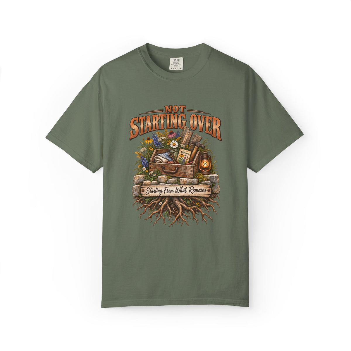 Not Starting Over, Starting From What Remains Graphic Tee