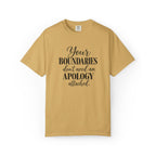 Your Boundaries Don't Need An Apology Graphic Tee