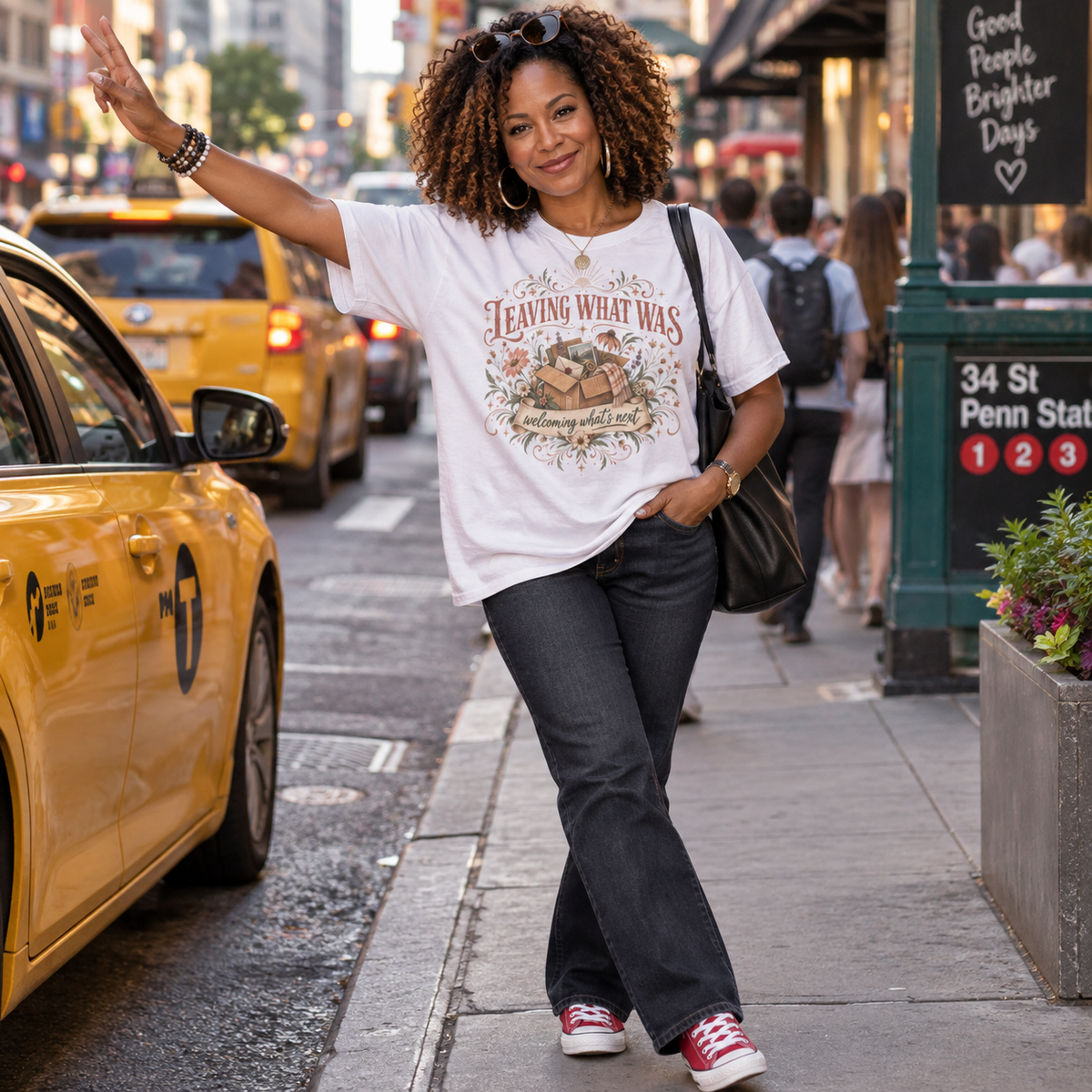 Leaving What Was. Welcoming What's Next Graphic Tee