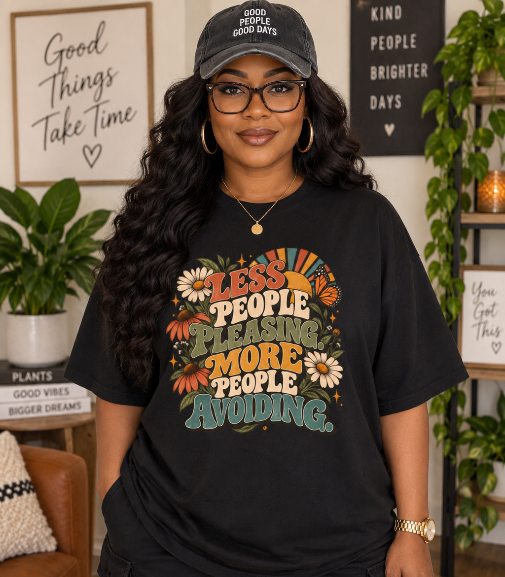 Less People Pleasing, More People Avoiding Graphic Tee