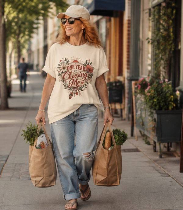 One Year of Choosing Me Graphic Tee