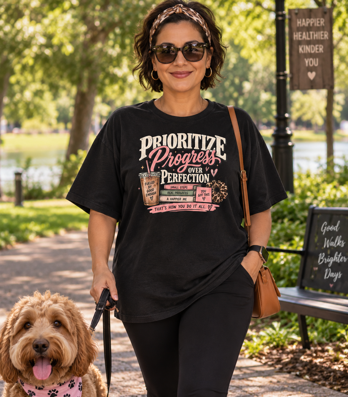 Prioritize Progress Over Perfection Graphic Tee