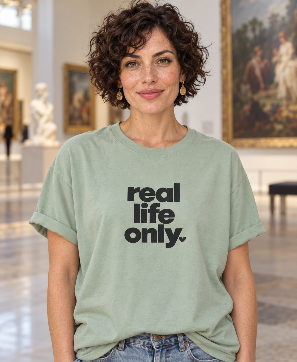 Real Life Only Graphic Tee