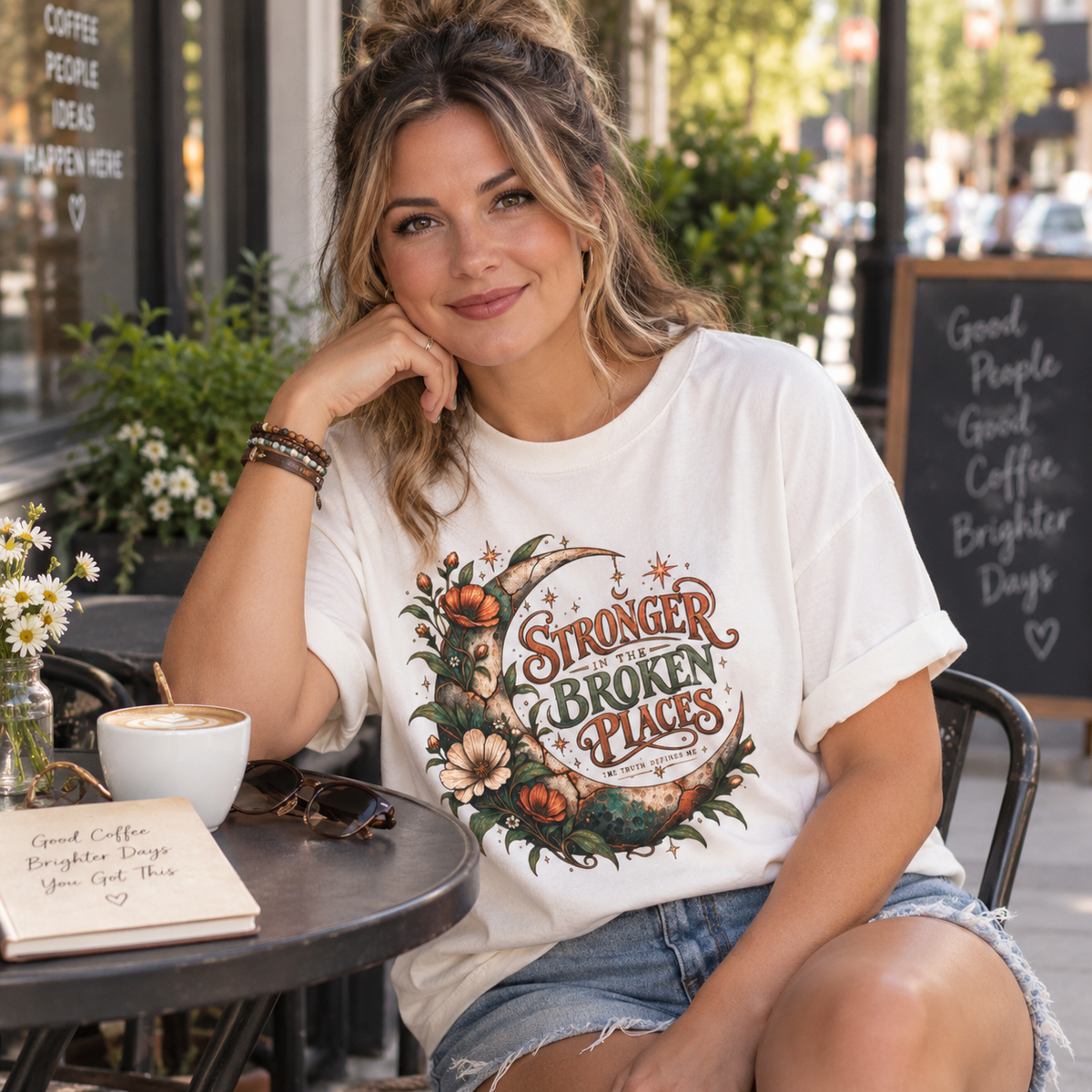 Stronger in the Broken Places. Graphic Tee