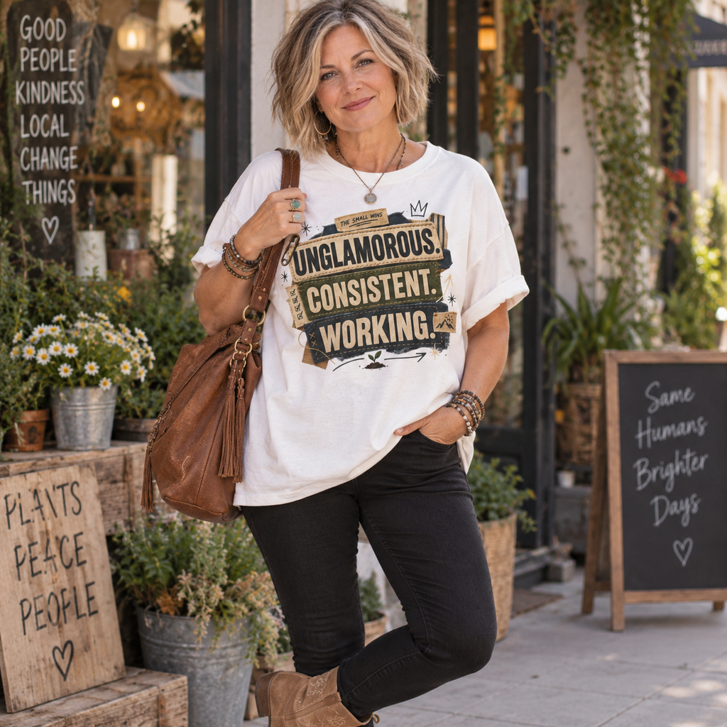 Unglamorous. Consistent. Working Graphic Tee